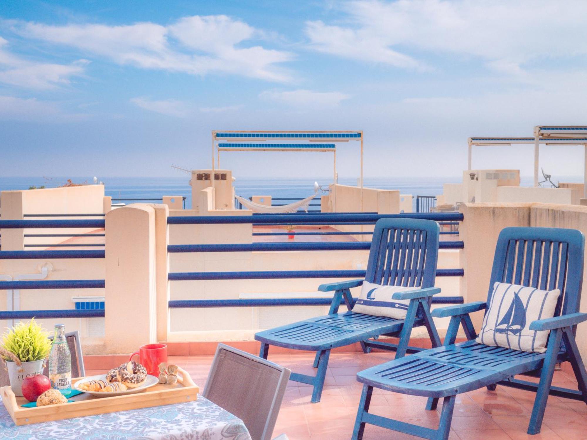 Apartamento En Marina Beach Con Vistas Al Mar El Pozo del Esparto Dış mekan fotoğraf